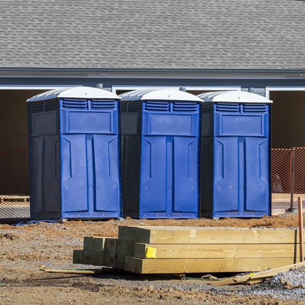 what is the maximum capacity for a single portable restroom in South Charleston West Virginia